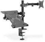 DIGITUS Universal Monitorhalter mit Notebookhalterung