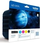 Brother LC1280XL Druckerpatrone Multipack (schwarz, gelb, cyan, magenta)