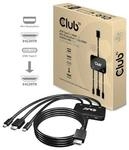 Club 3D CAC-1630 USB-C&reg; / HDMI&trade; / MiniDisplayPort&trade; 1.2 / HDMI&trade; 4K60Hz HDR M/M