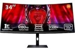 Xiaomi G34WQi 34 Zoll UWQHD Curved VA LED 21:9 180 Hz Gaming Monitor