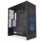 NZXT H7 Flow Black RGB (2024) Midi Tower ATX Gaming Geh&auml;use schwarz mit Glasfenster