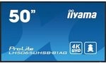 iiyama ProLite LH5065UHSB-B1AG 125,7cm (50") 4K UHD Signage Monitor DP/HDMI/RJ45