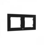 Shelly Wall Frame 2 Wandtaster Rahmen 2-fach Schwarz