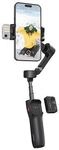 Hohem iSteady V3 Faltbarer Gimbal-Stabilisator mit abnehmbarer Fernbedienung Schwarz