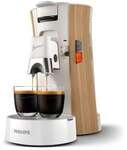 Philips CSA240/05 SENSEO Select Kaffeepadmaschine, Seidenwei&szlig; matt
