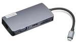Lenovo 150 USB-C Travel Dock, HDMI, VGA, 3x USB-A, 1x SD-Card, Ethernet, 100W PD