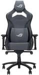 ASUS ROG Chariot X Core Gaming-Stuhl - Aura RGB Beleuchtung, 4D-Armlehnen, Grau