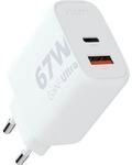 Xtorm GaN2 Ultra Wand-Ladeger&auml;t 67W / PD / 1x USB-C / 1x USB-A wei&szlig;