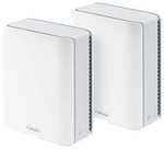 ASUS ZenWiFi BT10 BE18000 Wei&szlig; Tri-Band WiFi 7 Smart AiMesh Extendable Router 2er