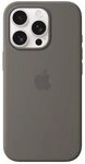 Apple Original iPhone 16 Pro Silikon Case mit MagSafe - Steingrau