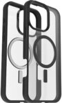 OtterBox React MagSafe Apple iPhone 16 Pro Max - Black Crystal - clear/black