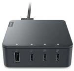 Lenovo Go Multiport-Ladeger&auml;t 130W, USB-C Stromversorgung, 3x USB-C, 1x USB-A