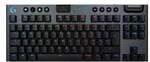 Logitech G915 X LIGHTSPEED TKL, Tactile-Switches, Schwarz, Tri-Mode-Konnektivit&auml;t,