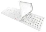 CHERRY STREAM PROTECT Kabellose Tastatur, wei&szlig;