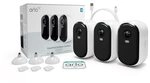 Arlo Essential 2 2K Outdoor Kamera au&szlig;en - 3er Set wei&szlig;