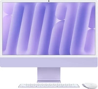 Apple Z1E7, Apple iMac 24" Retina 4,5K 2024 M4/16/256GB 8C GPU Violett BTO