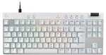 Logitech PRO X TKL RAPID Wei&szlig;, Kabelgebundene Gaming-Tastatur, Magnetische