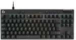 Logitech PRO X TKL RAPID Schwarz , Kabelgebundene Gaming-Tastatur, Magnetische