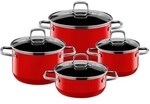 Silit Silargan&reg; Elegance Topf-Set 4-teilig Red