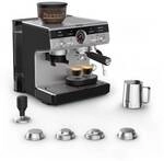 Krups XP801T Precision Siebtr&auml;germaschine 1550 Watt Schwarz Edelstahl