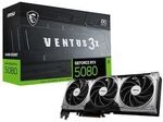 MSI GeForce RTX 5080 16G VENTUS 3X OC 16GB GDDR7 Grafikkarte, 1x HDMI, 3x DP