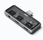 Satechi Mobile XR Hub 2-Port USB-C (1x 100W PD) mit 3,5mm Audio Space Grau