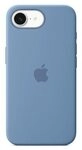 Apple iPhone 16e Silikon Case winterblau