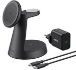 Anker MagGo Wireless Charging Station (3-in-1, Dock Stand) schwarz