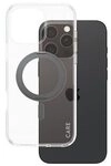 CARE by PanzerGlass&reg; Feature Case Transparent m. Schwarz Kickstand & MagSafe iPhone