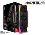 XFX Mercury Magnetic Air RGB Gaming RX 9070 XT OC Black Grafikkarte 16GB GDDR6