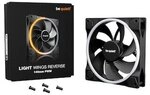 be quiet! Light Wings PWM L&uuml;fter 140mm Reverse Black