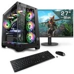 CSL Gaming PC M12000H Core Ultra 7 265KF 32GB/2TB SSD RTX 5070Ti Win 11 + AOC Q27B3MA