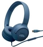 JBL TUNE 520C USB-C kabelgebundener On-Ear-Kopfh&ouml;rer Mikrofon blau