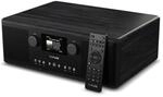 Pure Classic C-D6i Digitalradio Schwarz/Esche Stereo mit CD, Bluetooth, DAB/FM