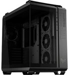 ASUS TUF Gaming GT502 Horizon Schwarz ATX Midi-Tower Gaming Geh&auml;use mit Glasfenster