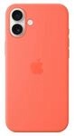 Apple Original iPhone 16 Plus Silikon Case mit MagSafe - Mandarine