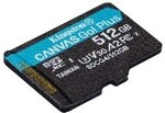 Kingston Canvas Go! Plus Gen4 512GB microSDXC Speicherkarte (200 MB/s, A2 U3) mit Kingston Canvas Go! Plus Gen4 512GB microSDXC Speicherkarte (200 MB/s, A2 U3) mit