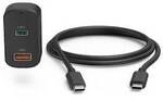 Hama 00200018 Universal-USB-C-Kfz-Notebook-Netzteil, Power Delivery (PD), 5-20V/65W