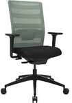 Topstar Bürodrehstuhl AirWork, mit Synchronmechanik, schwarz, mintgrün. PA20OMP0CX5 Topstar Bürodrehstuhl AirWork, mit Synchronmechanik, schwarz, mintgrün. PA20OMP0CX5