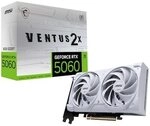MSI GeForce RTX 5060 8G VENTUS 2X OC White 8GB GDDR7 Grafikkarte, HDMI/DP