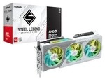 ASROCK Radeon RX 9060 XT Steel Legend OC Grafikkarte 16GB GDDR6 1x HDMI 2x DP