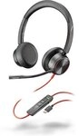 Poly Blackwire 8225 USB-C Stereo-Headset + USB-C/A-Adapter, ANC