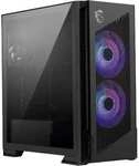 MSI MPG VELOX 300R Airflow PZ Midi Tower Gaming Geh&auml;use, Seitenfenster, Schwarz