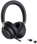 Yealink BH76 Plus Teams Bluetooth-Headset Schwarz, USB-C, 2.4 Ghz Empf&auml;nger, ANC,