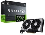 MSI GeForce RTX 5050 VENTUS 2X OC 8GB GDDR6 Grafikkarte, HDMI/DP
