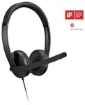 Lenovo USB-A Stereo Headset Gen 2 Schwarz, kabelgebunden, inkl. Steuereinheit