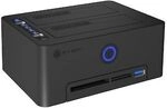 RaidSonic Icy Box IB-1233CL-CR Klonstation f&uuml;r 2,5" SSD/HDD mit Kartenleser