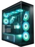 ARCTIC Xtender Mirror Black E-ATX Gaming Geh&auml;use mit Seitenfenster