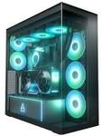 ARCTIC Xtender VG Mirror Black E-ATX Gaming Geh&auml;use mit Seitenfenster