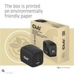 Club 3D Reise Ladeger&auml;t PPS 65W GAN, USB Typ-C/Typ-A Power Delivery (PD) 3.0